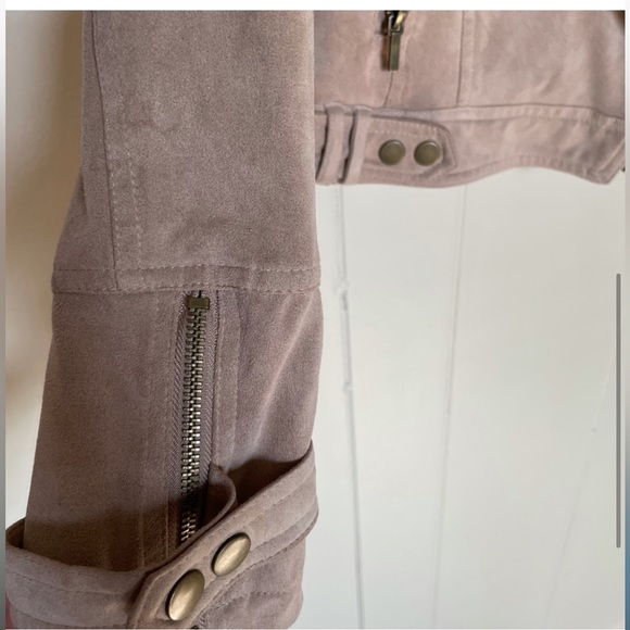 Blanc Noir Suede Zip-up Jacket XS - Picture 4 of 7